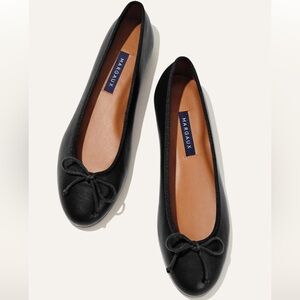 Margaux The Demi Ballet Flats Leather Black 40.5 9.5 10